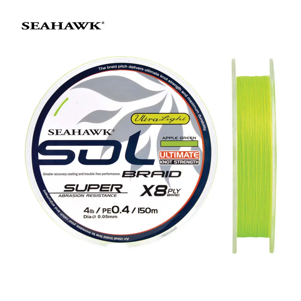 Seahawk Sol 8x - Thinnest and Strongest Braided Line