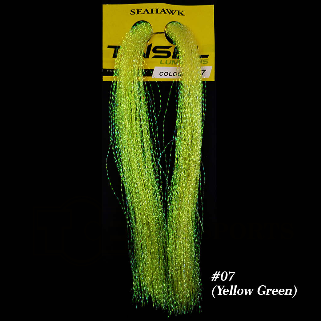 Seahawk Tinsel Lumino TLO 07 Yellow Green a