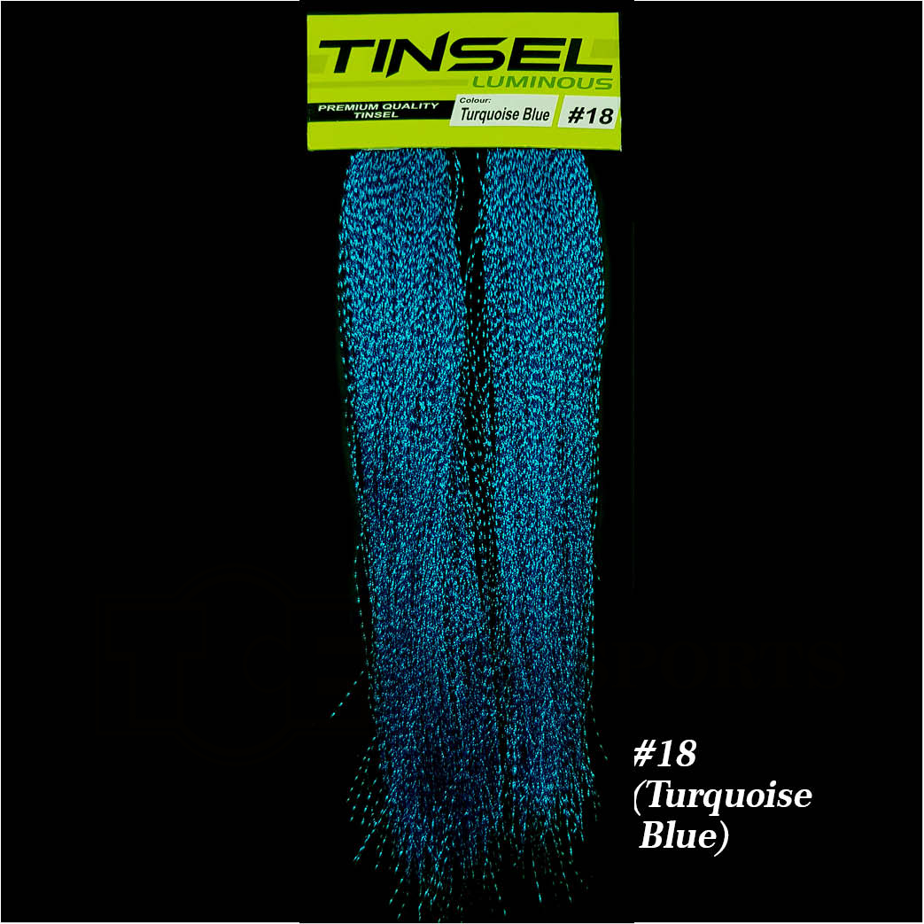 Seahawk Tinsel Lumino TLO 18 Turquoise Blue