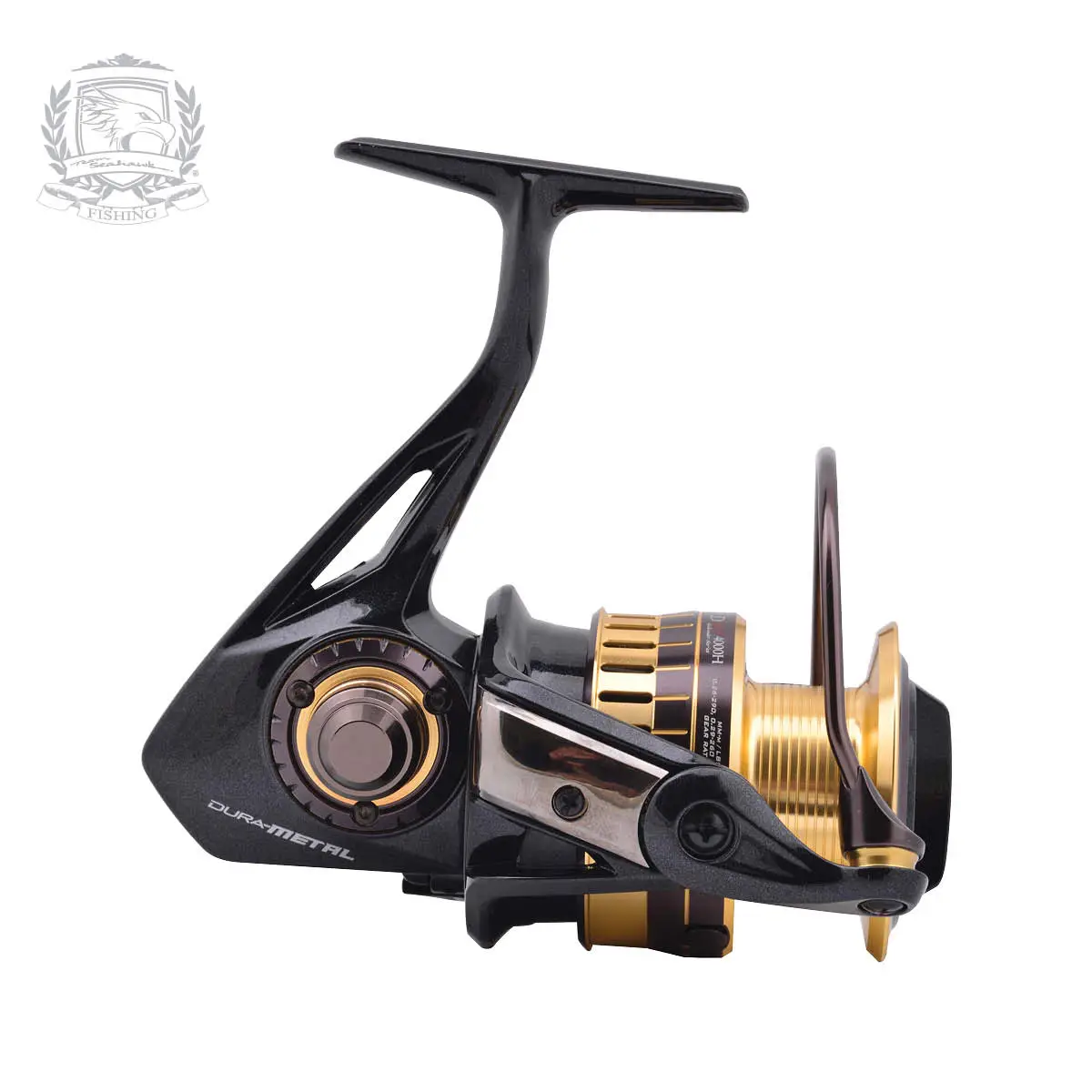 Spinning Reels Fishing Line Reel Metallic Golden Gold Fishing Reel with  Interchangeable Left and Right Hands Electric Fishing Reel That Rotates  Smoothly and Powerfully (Color : Gold, Size : 4000) : : Everything  Else