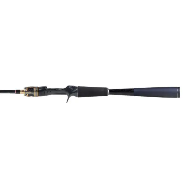 3 fishing rods w/ reels, Calypso Seahawk 7